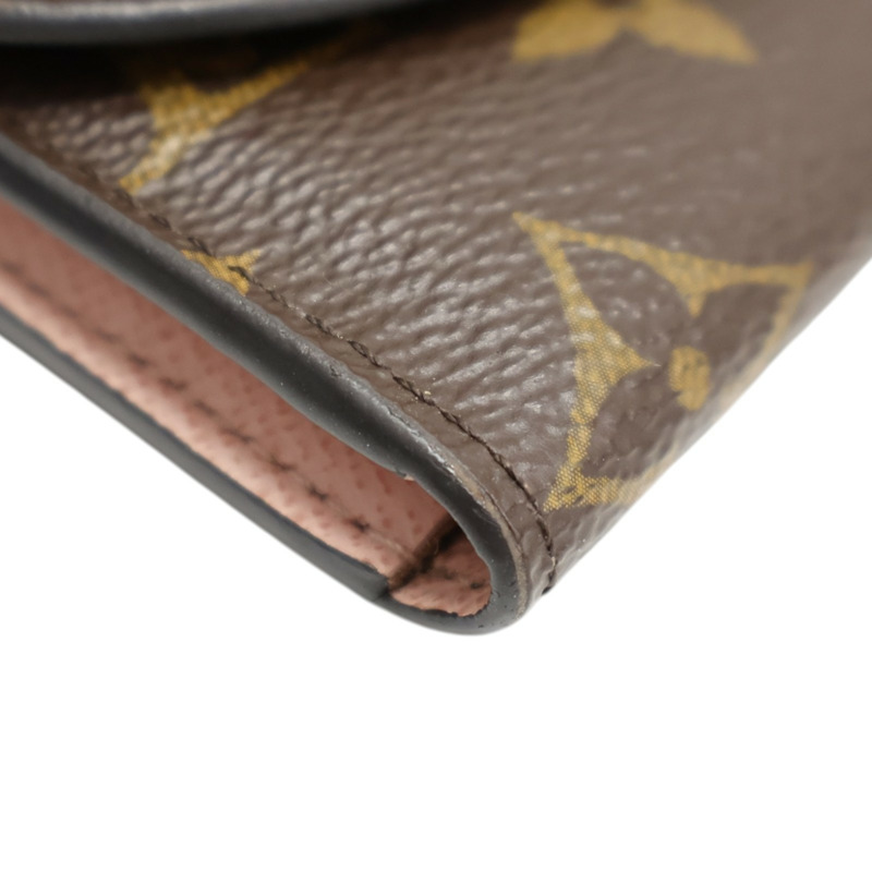 棕色 原花帆布 Rosalie 零錢包【LOUIS VUITTON LV 路易威登】 M62361-6