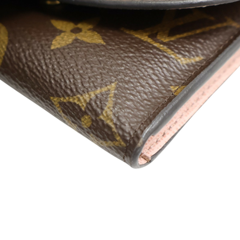 棕色 原花帆布 Rosalie 零錢包【LOUIS VUITTON LV 路易威登】 M62361-9