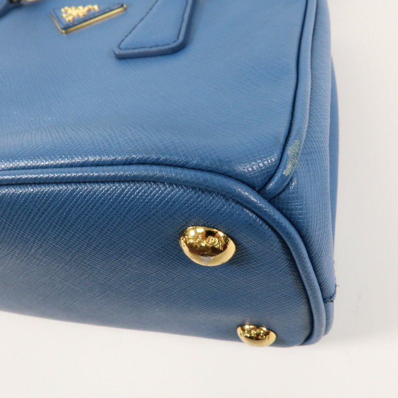 PRADA 牛皮皮革Galleria Bag金扣手挽肩背兩用袋-5