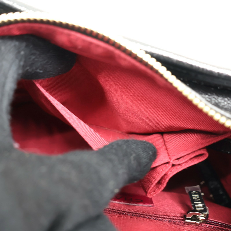 黑色 菱格紋 牛皮 Small Gabrielle Hobo 兩用包【CHANEL 香奈兒】 AS1582-4