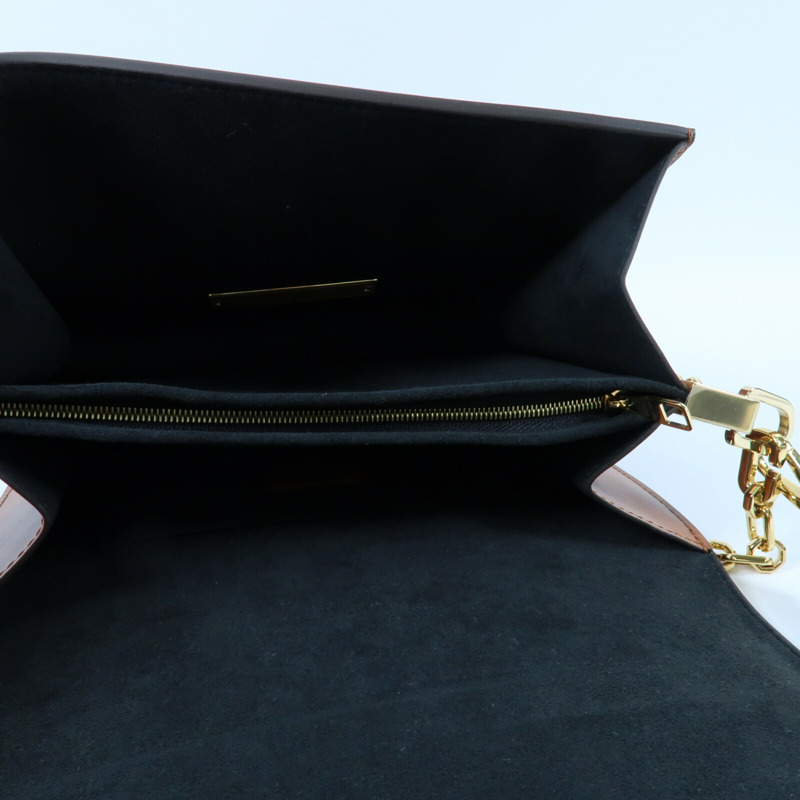 LOUIS VUITTON Monogram Reverse Dauphine MM金扣手挽肩背兩用袋-11