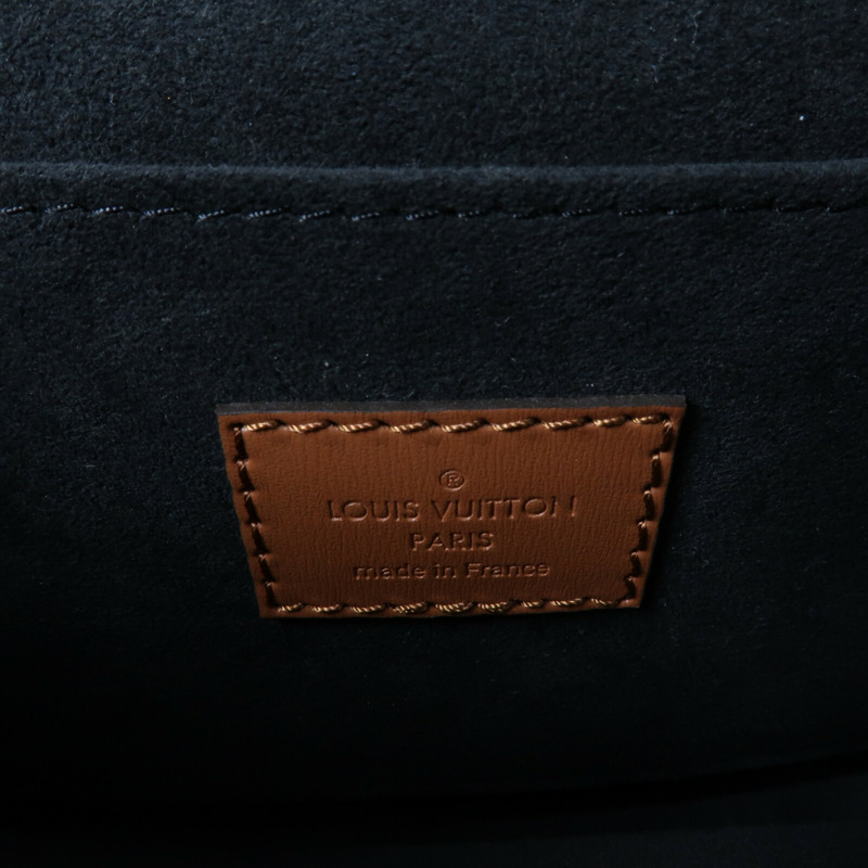 LOUIS VUITTON Monogram Reverse Dauphine MM金扣手挽肩背兩用袋-12