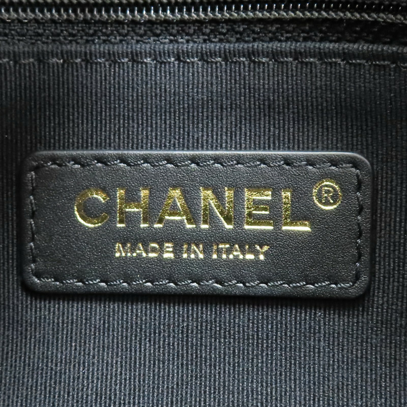 黑色 菱格紋 羊皮 Mini 翻蓋包 肩背包 金扣【CHANEL 香奈兒】 AS3757-3