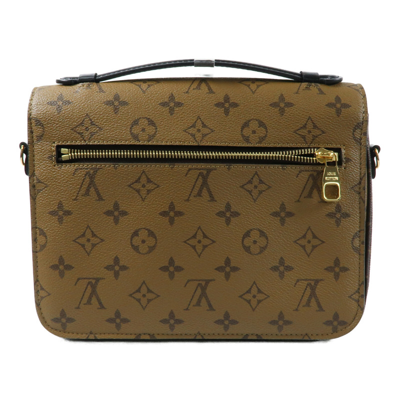 LOUIS VUITTON Monogram Reverse Pochette Metis金扣手挽肩背兩用袋-1