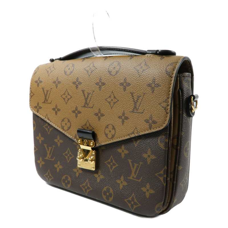 LOUIS VUITTON Monogram Reverse Pochette Metis金扣手挽肩背兩用袋-2