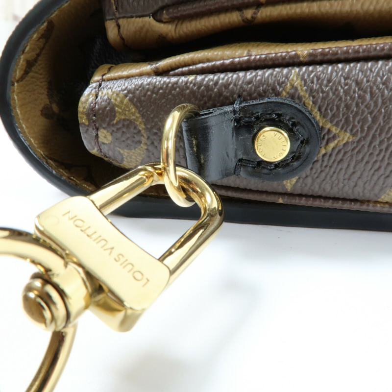 LOUIS VUITTON Monogram Reverse Pochette Metis金扣手挽肩背兩用袋-14