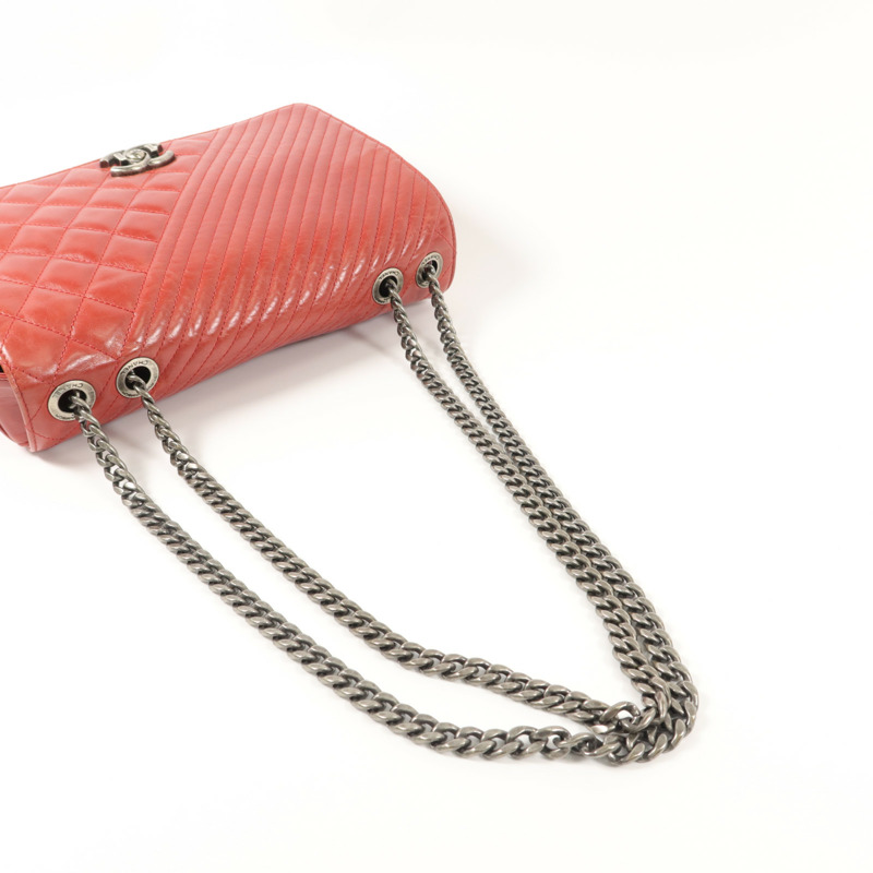 CHANEL 牛皮皮革Shoulder Bag肩背袋-9