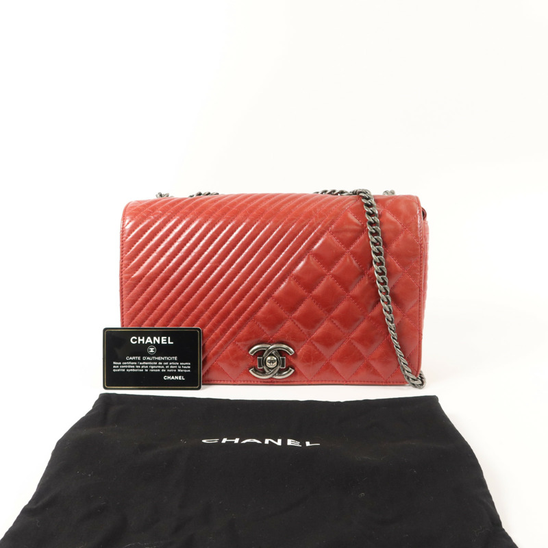 CHANEL 牛皮皮革Shoulder Bag肩背袋-10