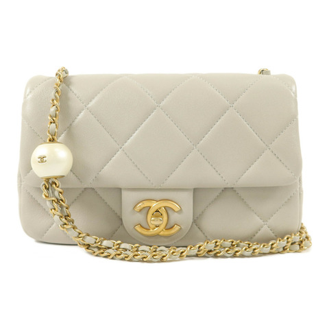 CHANEL 羊皮皮革Chain Shoulder鏈帶肩背袋