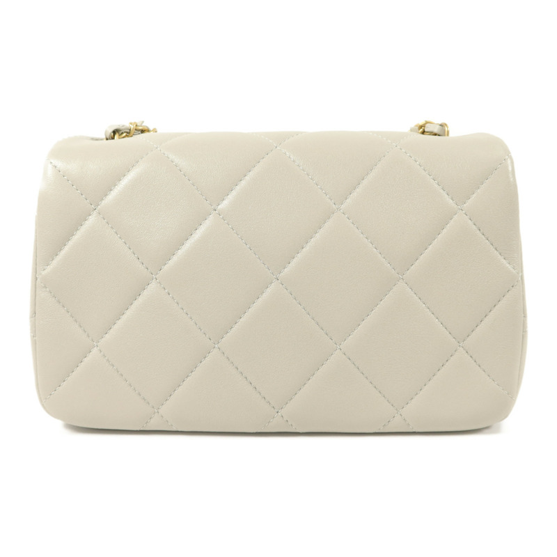 CHANEL 羊皮皮革Chain Shoulder鏈帶肩背袋-1