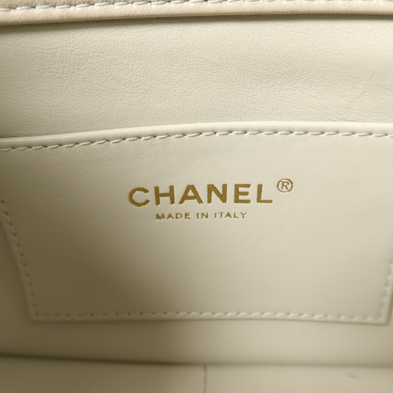 CHANEL 羊皮皮革Chain Shoulder鏈帶肩背袋-5