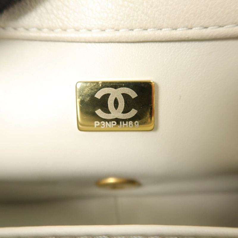 CHANEL 羊皮皮革Chain Shoulder鏈帶肩背袋-6