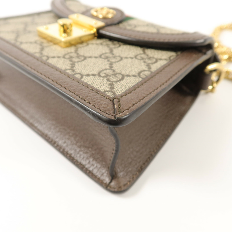 GUCCI 塗層帆布Ophidia Mini手挽肩背兩用袋-11