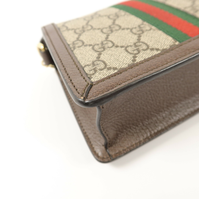 GUCCI 塗層帆布Ophidia Mini手挽肩背兩用袋-14