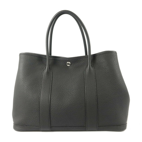 HERMES Negonda皮革Garden Party PM手挽袋Noir
