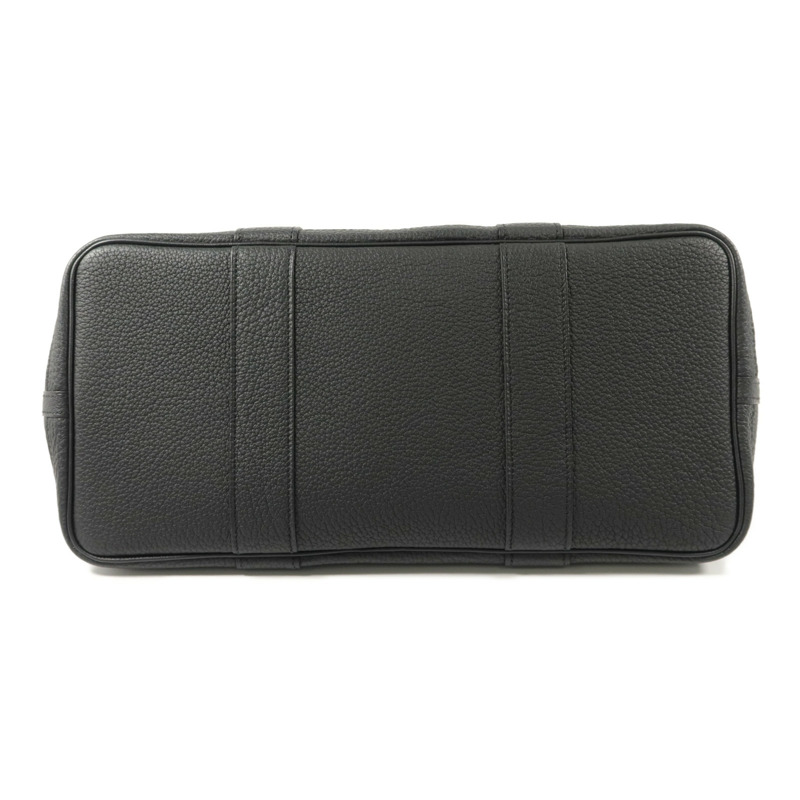 HERMES Negonda皮革Garden Party PM手挽袋Noir-3