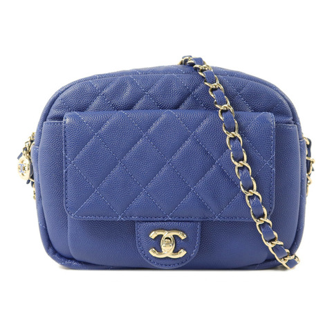 CHANEL 牛皮皮革Chain Shoulder鏈帶肩背袋