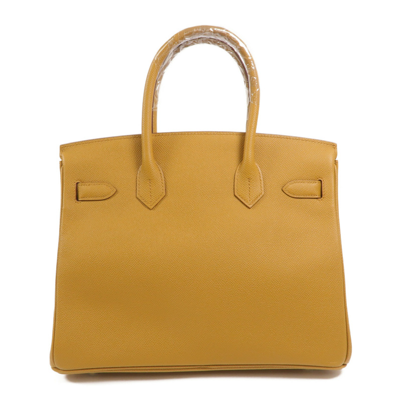 HERMES Epsom皮革Birkin 30手挽袋Sesame-1