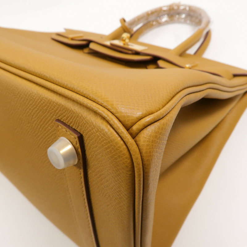 HERMES Epsom皮革Birkin 30手挽袋Sesame-10