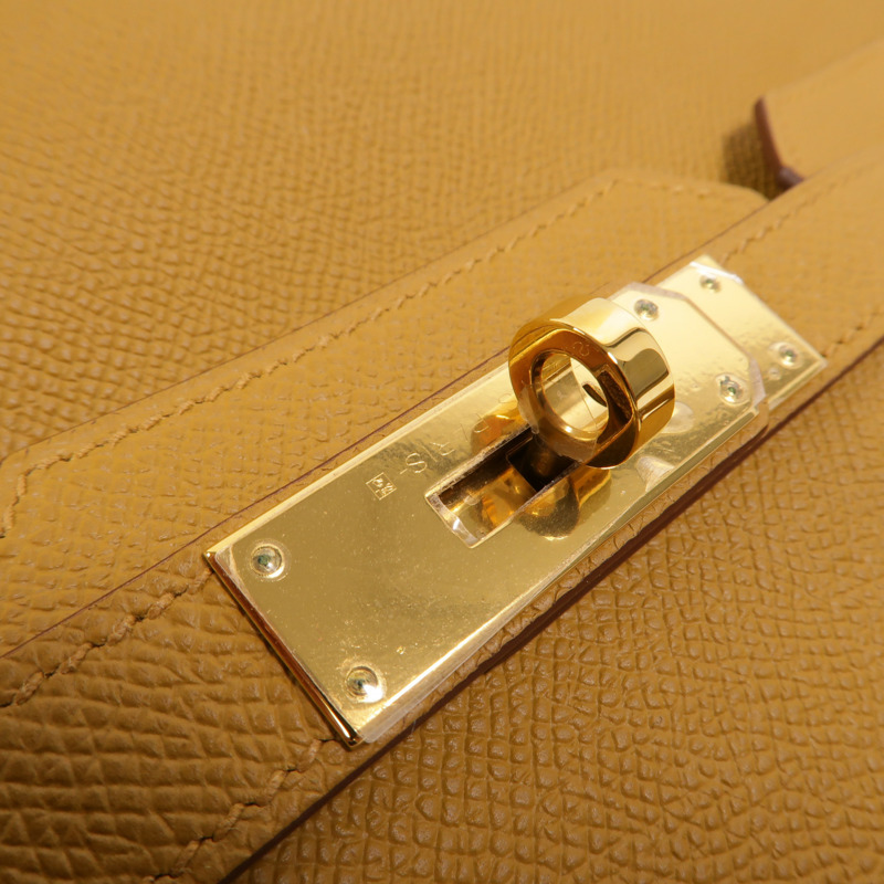 HERMES Epsom皮革Birkin 30手挽袋Sesame-14