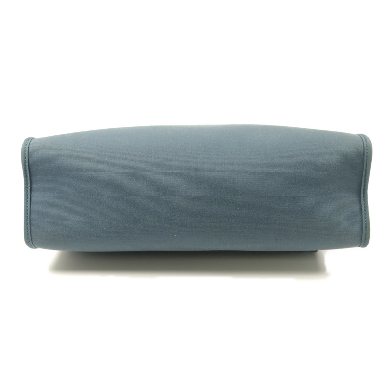 HERMES 帆布Herbag PM手挽肩背兩用袋Bleu Tempete-3
