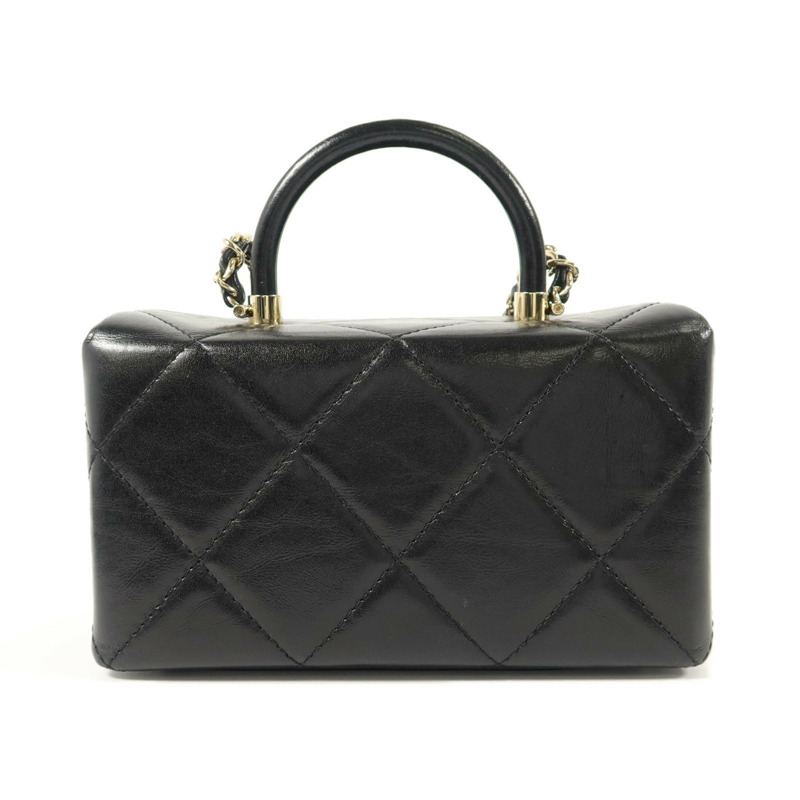 CHANEL 牛皮皮革Vanity Case手挽肩背兩用袋-1