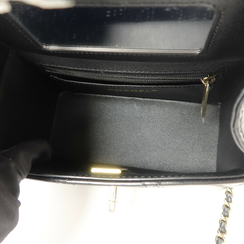 CHANEL 牛皮皮革Vanity Case手挽肩背兩用袋-4
