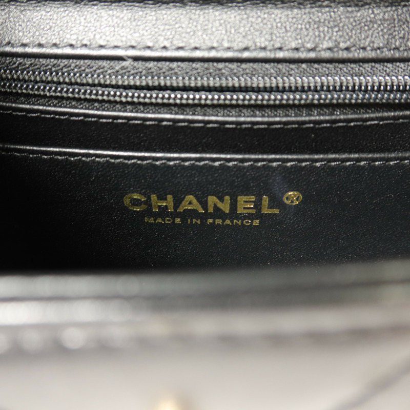 CHANEL 牛皮皮革Vanity Case手挽肩背兩用袋-5