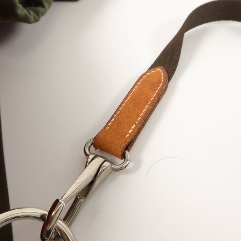 HERMES Toile Sac De Pansage Grooming Bucket Bag肩背袋Orange-18