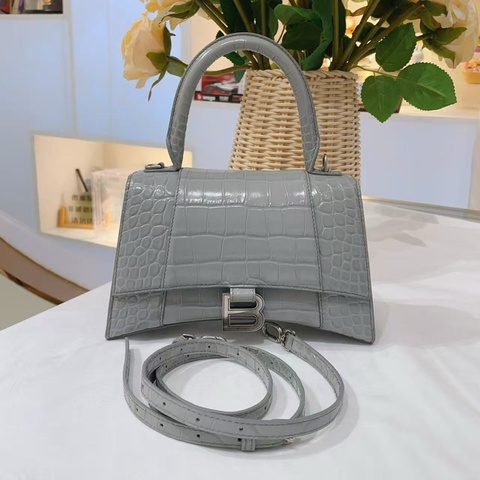 Balenciaga巴黎世家沙漏包 S 灰色