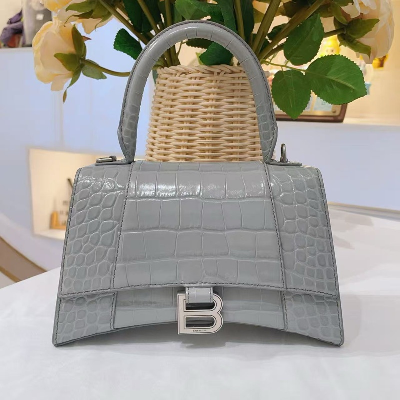 Balenciaga巴黎世家沙漏包 S 灰色-1