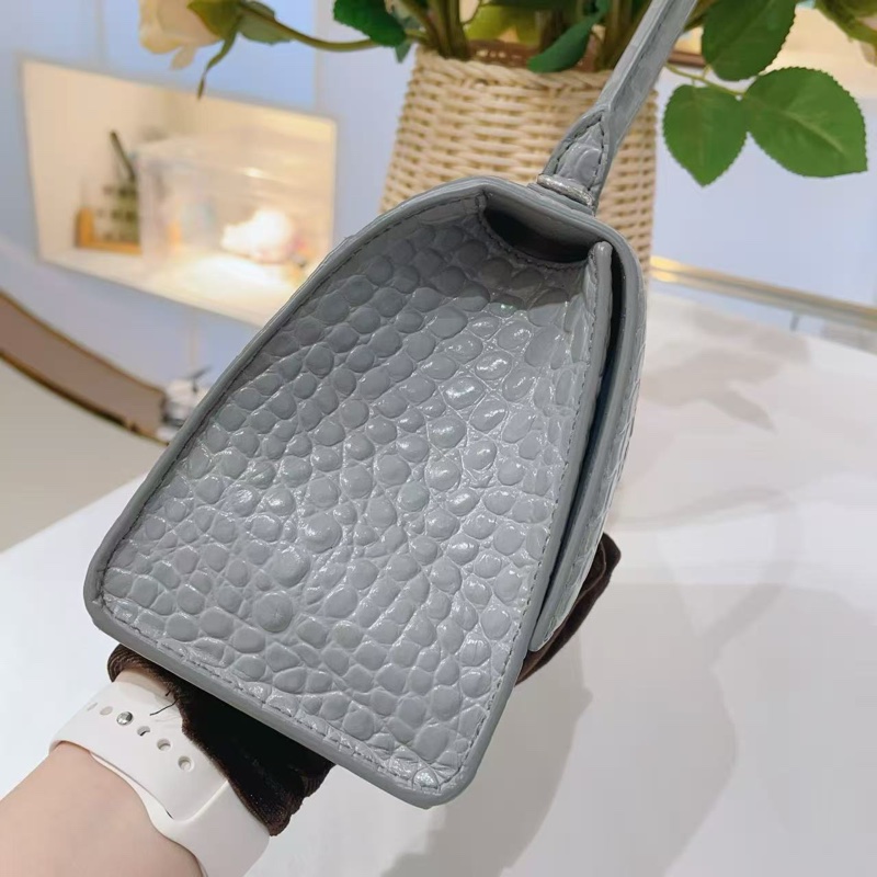 Balenciaga巴黎世家沙漏包 S 灰色-4