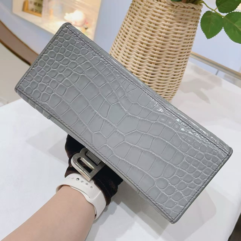 Balenciaga巴黎世家沙漏包 S 灰色-5