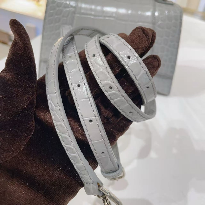 Balenciaga巴黎世家沙漏包 S 灰色-8