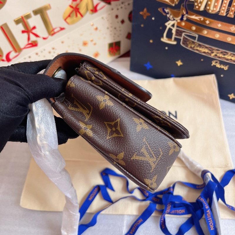 閒置新 路易威登/Louis Vuitton Marceau酒神包 焦糖拼老花-2