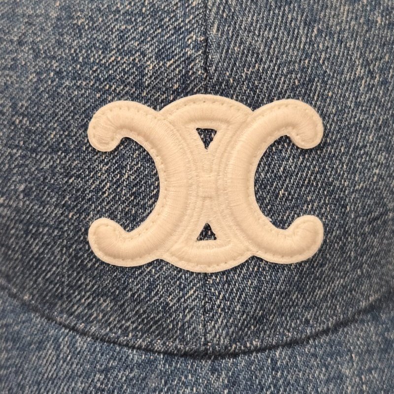 CELINE TRIOMPHE UNION水洗色牛仔棒球帽 L號-6