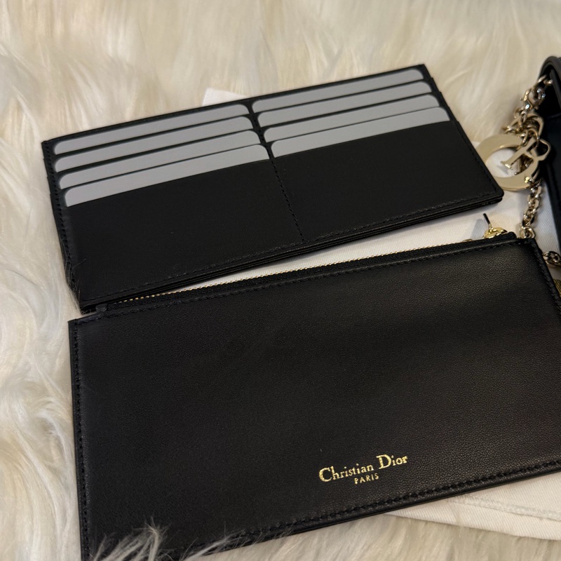 Dior lady Dior pouch 黑羊皮WOC斜肩背手拿包-24
