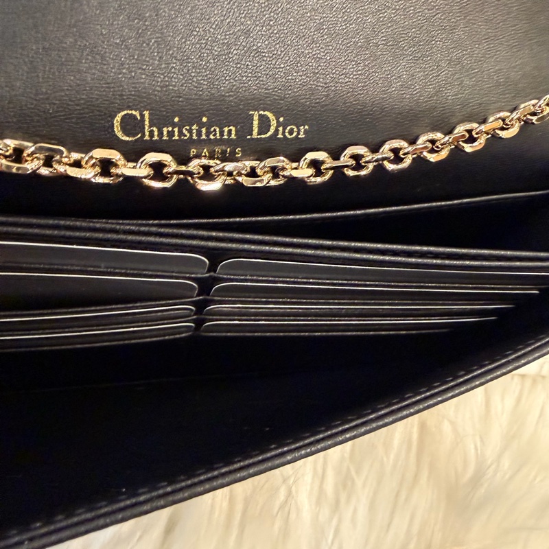Dior lady Dior pouch 黑羊皮WOC斜肩背手拿包-27