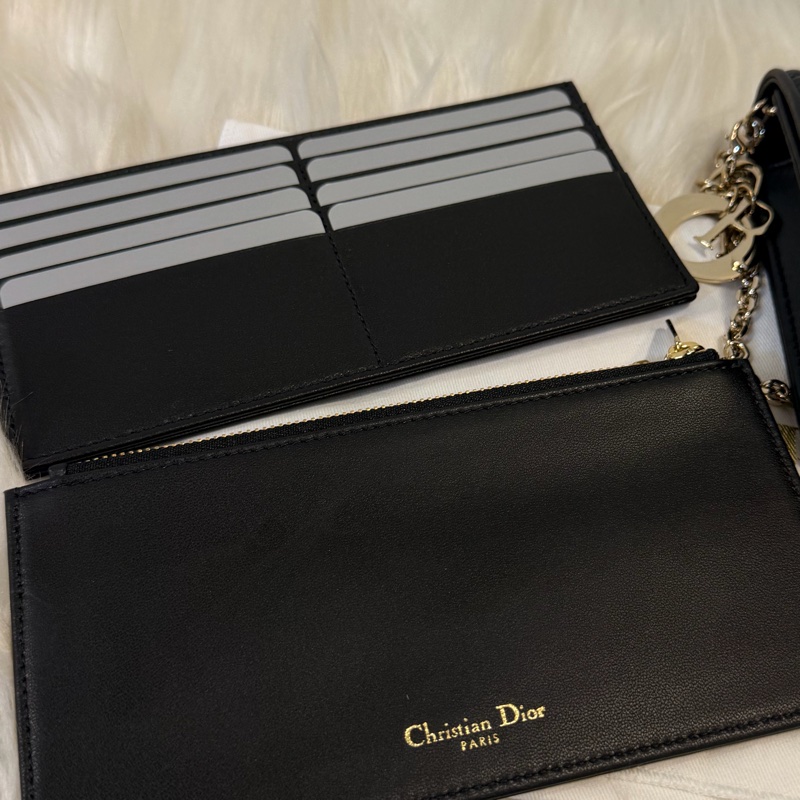 Dior lady Dior pouch 黑羊皮WOC斜肩背手拿包-33