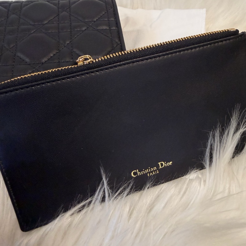 Dior lady Dior pouch 黑羊皮WOC斜肩背手拿包-36