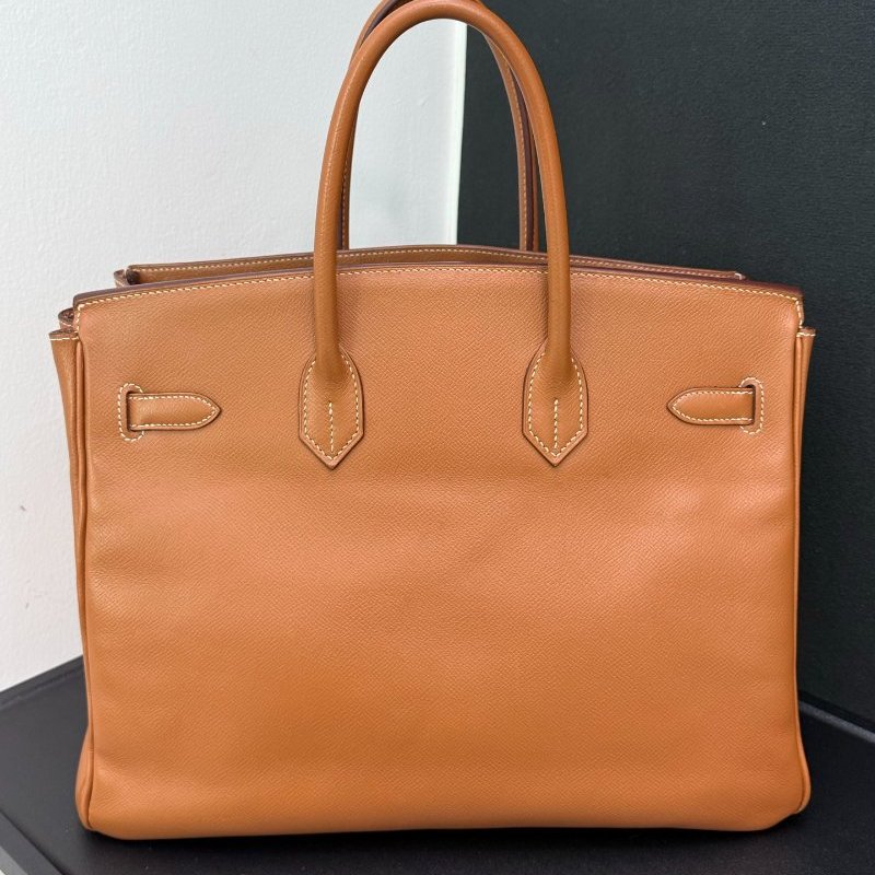 愛馬仕 Birkin35 金棕金Epsom皮 手提包-1
