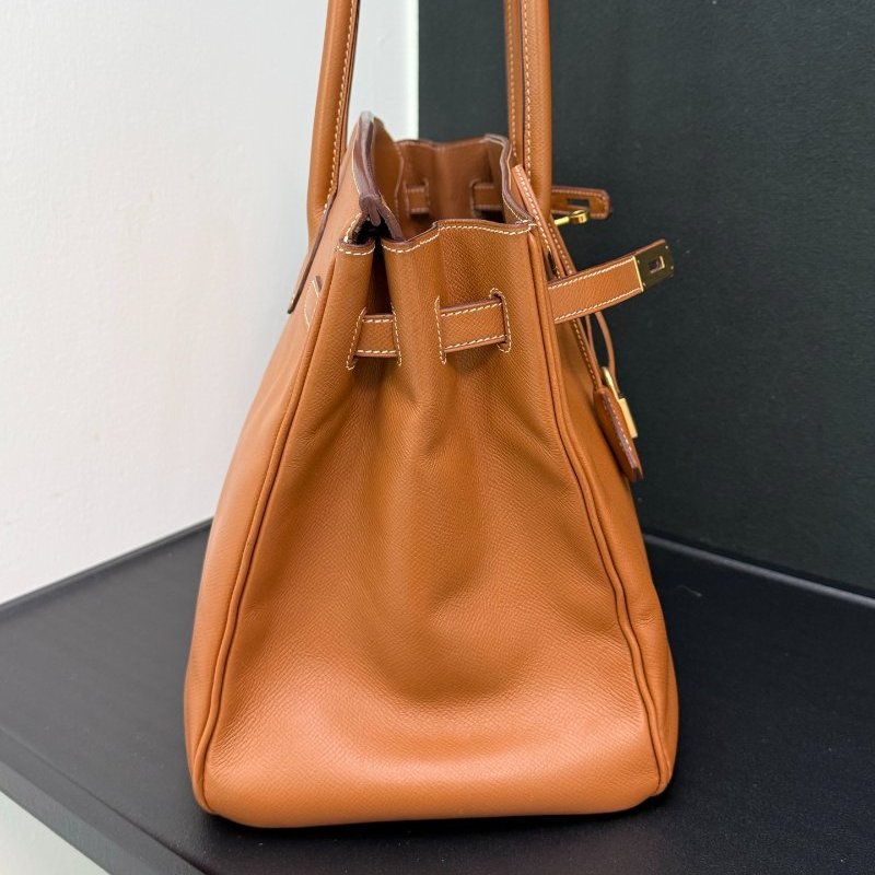 愛馬仕 Birkin35 金棕金Epsom皮 手提包-2