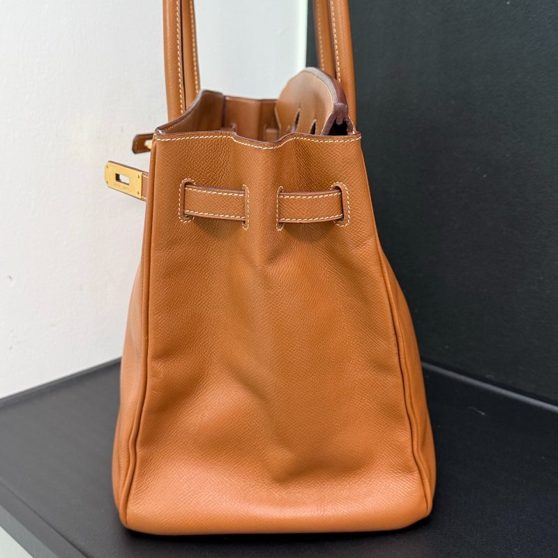 愛馬仕 Birkin35 金棕金Epsom皮 手提包-3