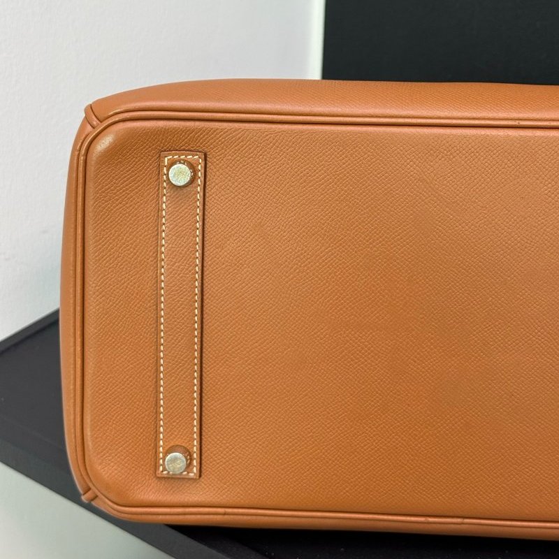 愛馬仕 Birkin35 金棕金Epsom皮 手提包-4
