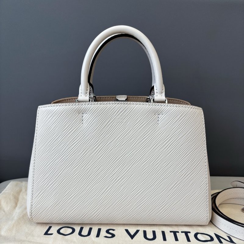 芯片款 路易威登/Louis Vuitton 奶白色水波紋Marelle BB蒙田包-1