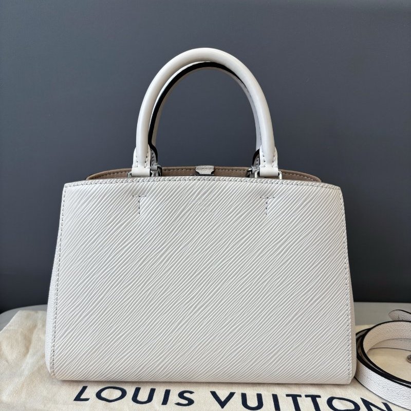 芯片款 路易威登/Louis Vuitton 奶白色水波紋Marelle BB蒙田包-6