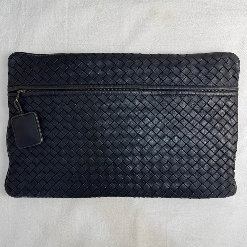 【赫蒂國際精品】Bottega Veneta 寶緹嘉 皮革編織手拿包 vintage-2