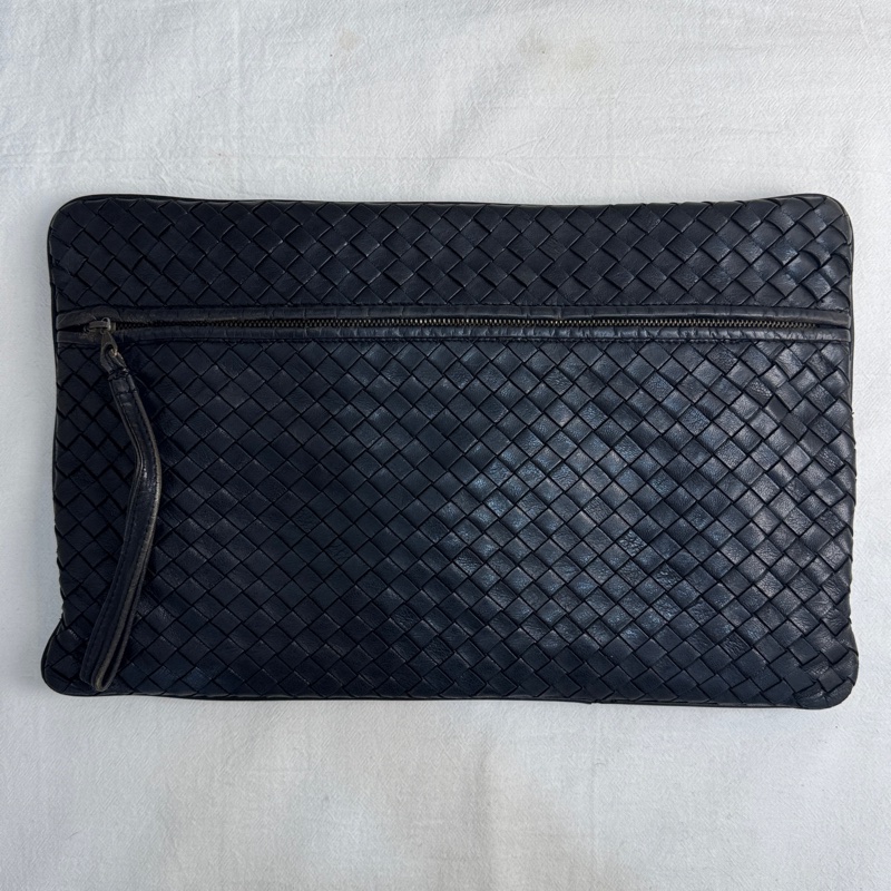 【赫蒂國際精品】Bottega Veneta 寶緹嘉 皮革編織手拿包 vintage-3