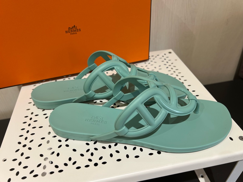 Hermes 愛馬仕豬鼻子拖鞋（9成新）-2