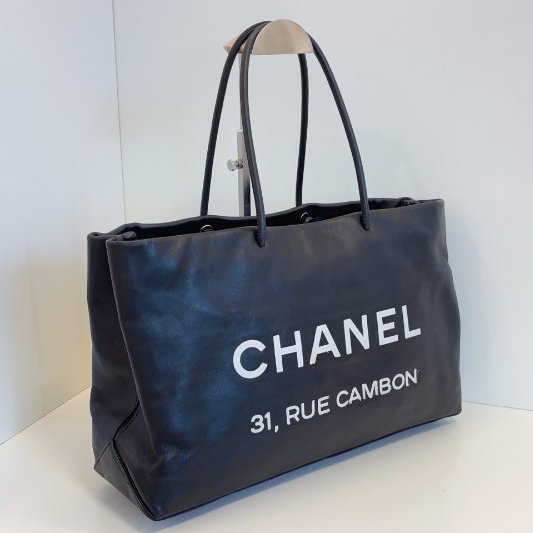香奈兒/Chanel 31 Rue Cambon 康鵬街Tote全皮購物袋-2